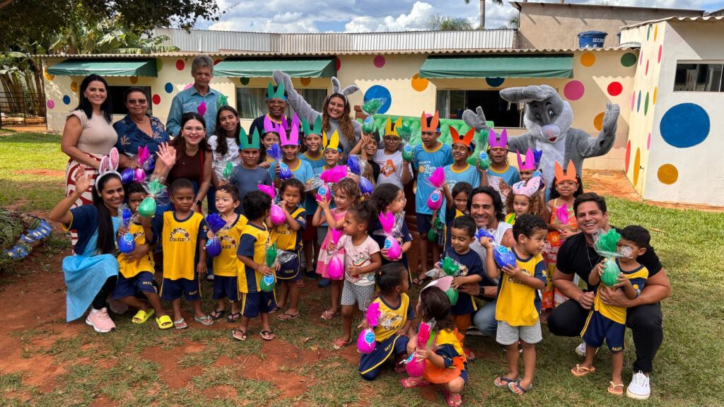 Páscoa Solidária leva alegria e afeto para 500 crianças do DF